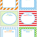Free Printable School Lunch Box Notes