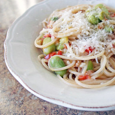 Easy Fava Bean Pasta Recipe