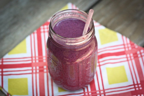 PB&J gets an adult makeover! We love this protein-filled peanut-butter-and-jelly smoothie as an afternoon pick-me-up.
PB&J gets an adult makeover! We love this protein-filled peanut-butter-and-jelly smoothie as an afternoon pick-me-up.