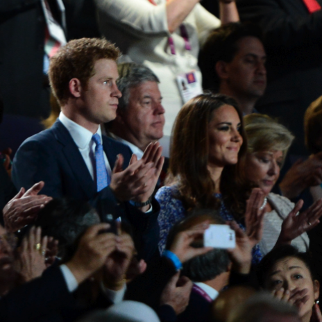 Kate Middleton and Prince Harry Attend Closing Ceremony