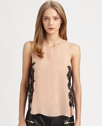 This silk tank will look rocker-chic with a pair of leather trousers.
By Malene Birger Lace-Trim Silk Top ($345)
This silk tank will look rocker-chic with a pair of leather trousers.
By Malene Birger Lace-Trim Silk Top ($345)