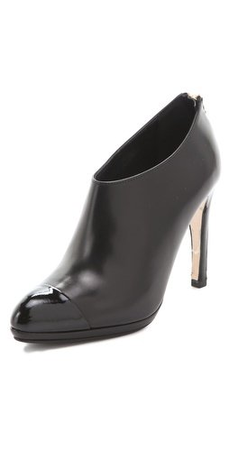 L.K. Bennett Ankle Booties with Back Zip