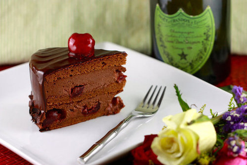 Brandied Cherry Chocolate Mousse Cake Brandied Cherry Chocolate Mousse Cake