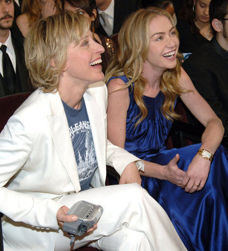 Portia de Rossi was by Ellen DeGeneres's side when she won big at the January 2006 People's Choice Awards.
Portia de Rossi was by Ellen DeGeneres's side when she won big at the January 2006 People's Choice Awards.