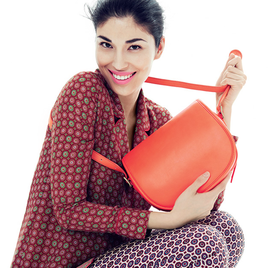 Caroline Issa, Virginie Mouzat in J.Crew's Fall 2012 Ads