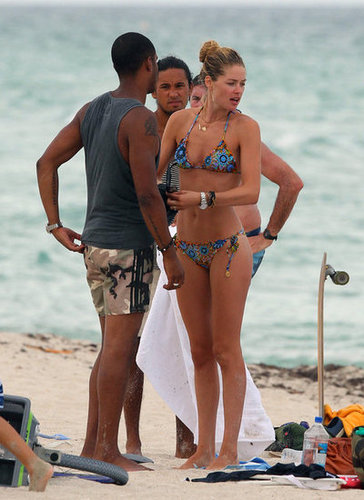 Doutzen Kroes spent time with her husband, Sunnery James, and friends at the beach in Miami in August 2012.
Doutzen Kroes spent time with her husband, Sunnery James, and friends at the beach in Miami in August 2012.