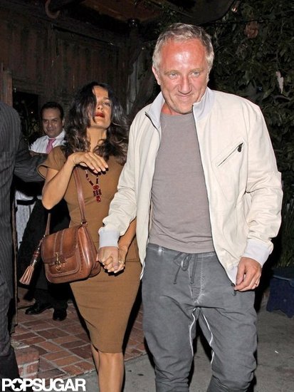 Salma Hayek and Francois-Henri Pinault stepped out to celebrate Halle Berry's 46th birthday.
Salma Hayek and Francois-Henri Pinault stepped out to celebrate Halle Berry's 46th birthday.