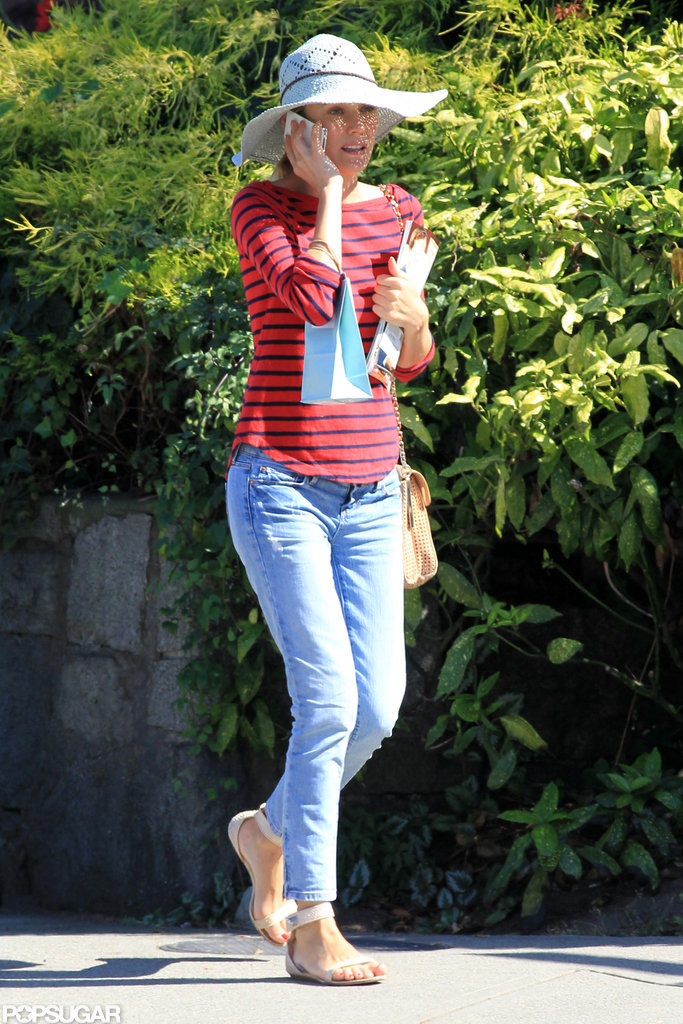 Diane Kruger wore a hat in Vancouver. Diane Kruger wore a hat in Vancouver.