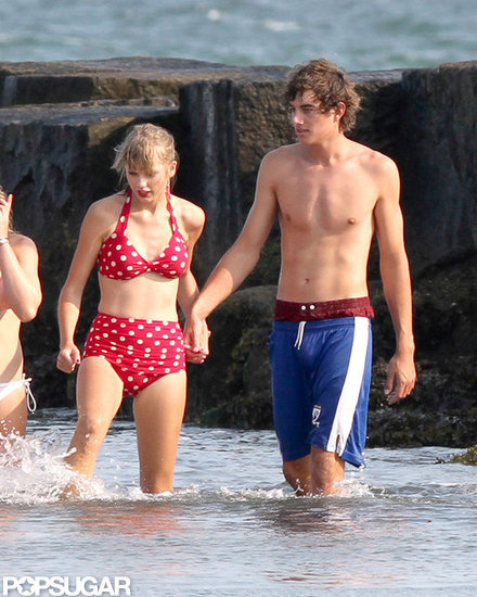 Bikini-Clad Taylor Swift Holds Hands With Conor Kennedy on the Cape Bikini-Clad Taylor Swift Holds Hands With Conor Kennedy on the Cape