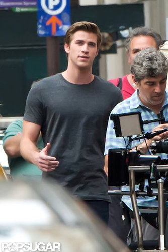 Liam Hemsworth shot a scene in Philadelphia.
Liam Hemsworth shot a scene in Philadelphia.