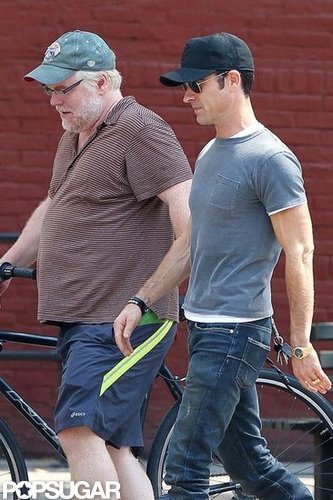 Justin Theroux and Philip Seymour Hoffman Toast Castings & Weddings Justin Theroux and Philip Seymour Hoffman Toast Castings & Weddings