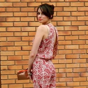 Printed Jumpsuit Street Style