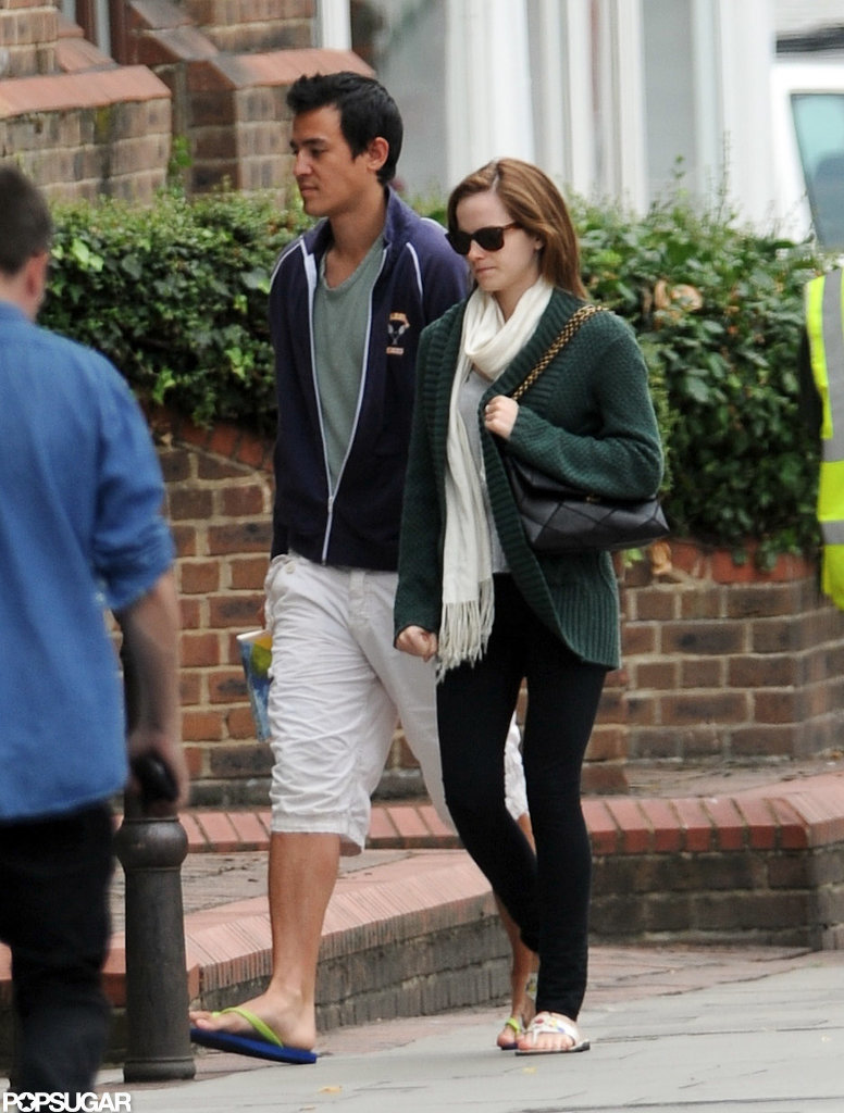 Emma Watson Returns to London to Hang With Her Man Emma Watson Returns to London to Hang With Her Man