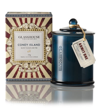 Win 1 of 5 Limited Edition Glasshouse Coney Island Candles in Our Competition Giveaway