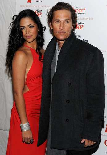 Matthew McConaughey posed with Camila Alves who modeled during the Heart of Truth's show in February 2011.
Matthew McConaughey posed with Camila Alves who modeled during the Heart of Truth's show in February 2011.