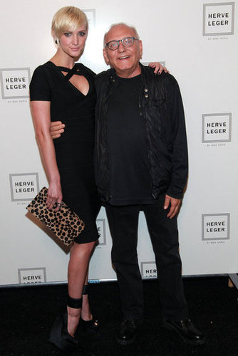 Ashlee Simpson had her arm around Max Azria at Hervé Léger by Max Azria in September 2011.
Ashlee Simpson had her arm around Max Azria at Hervé Léger by Max Azria in September 2011.