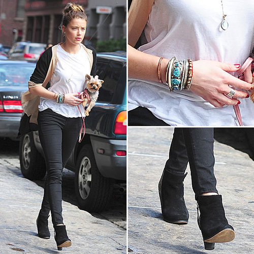 Amber Heard Street Style | August 28, 2012