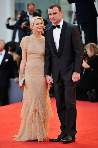 Naomi Watts and Liev Schreiber Hold Hands During His Venice Premiere Naomi Watts and Liev Schreiber Hold Hands During His Venice Premiere