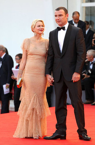 Naomi Watts and Liev Schreiber Hold Hands During His Venice Premiere Naomi Watts and Liev Schreiber Hold Hands During His Venice Premiere