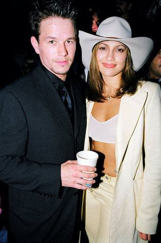 Jennifer Lopez showed off her abs under a blazer while posing with Mark Wahlberg at the 1998 awards.
Jennifer Lopez showed off her abs under a blazer while posing with Mark Wahlberg at the 1998 awards.
