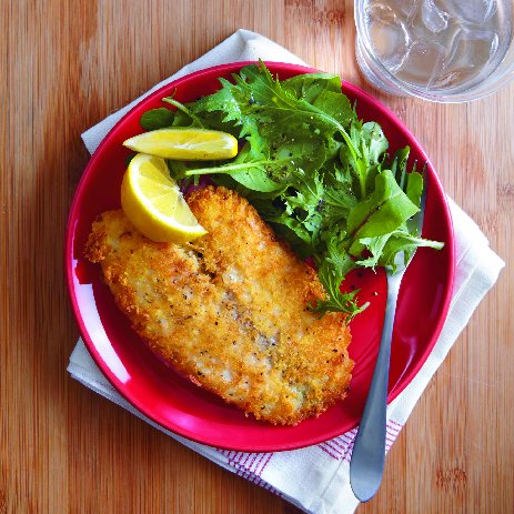 Parmesan-Crusted Tilapia Parmesan-Crusted Tilapia