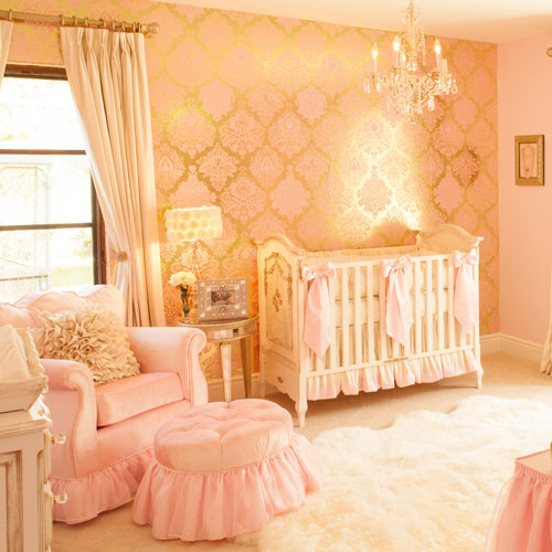 Pink and Gold Glam Nursery
