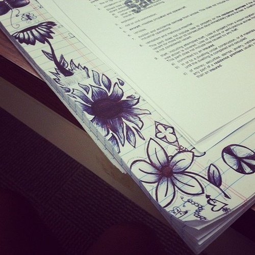Taking Notes That Were 95% Doodles and 5% Notes Taking Notes That Were 95% Doodles and 5% Notes