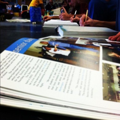 Signing Yearbooks Signing Yearbooks