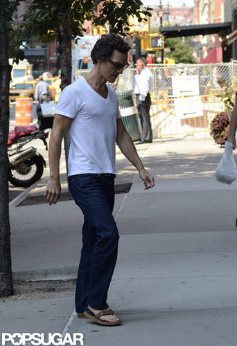 Camila Alves and Kids Keep Close to Matthew McConaughey in Manhattan Camila Alves and Kids Keep Close to Matthew McConaughey in Manhattan