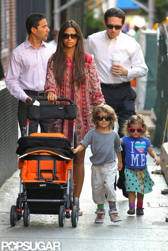 Camila Alves and Kids Keep Close to Matthew McConaughey in Manhattan Camila Alves and Kids Keep Close to Matthew McConaughey in Manhattan