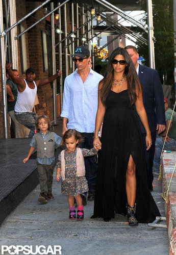Camila Alves and Kids Keep Close to Matthew McConaughey in Manhattan Camila Alves and Kids Keep Close to Matthew McConaughey in Manhattan
