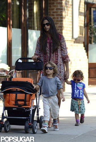 Vida and Levi wore sunglasses for a walk with mom Camila Alves.
Vida and Levi wore sunglasses for a walk with mom Camila Alves.