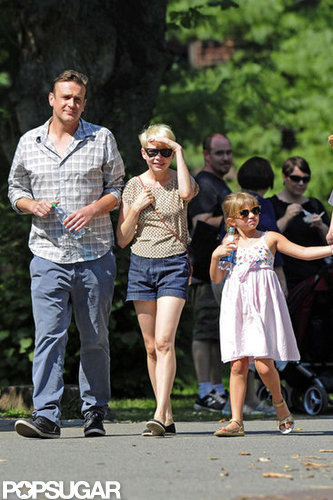Jason Segel and Michelle Williams took Matilda to the Bronx Zoo.
Jason Segel and Michelle Williams took Matilda to the Bronx Zoo.