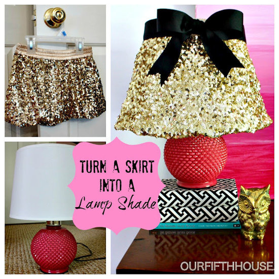 skirt to lamp shade skirt to lamp shade