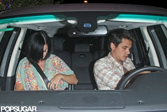 John Mayer and Katy Perry were spotted leaving a romantic dinner date in LA.
John Mayer and Katy Perry were spotted leaving a romantic dinner date in LA.
