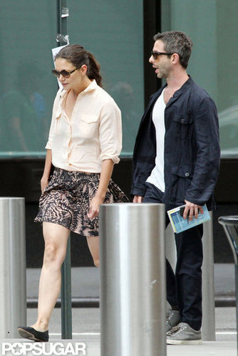 Katie Holmes and a new man were out in NYC.
Katie Holmes and a new man were out in NYC.
