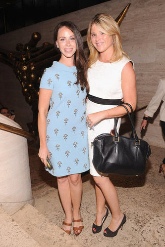 Jenna Hager and Barabra Bush met up for the fashionable event.
Jenna Hager and Barabra Bush met up for the fashionable event.