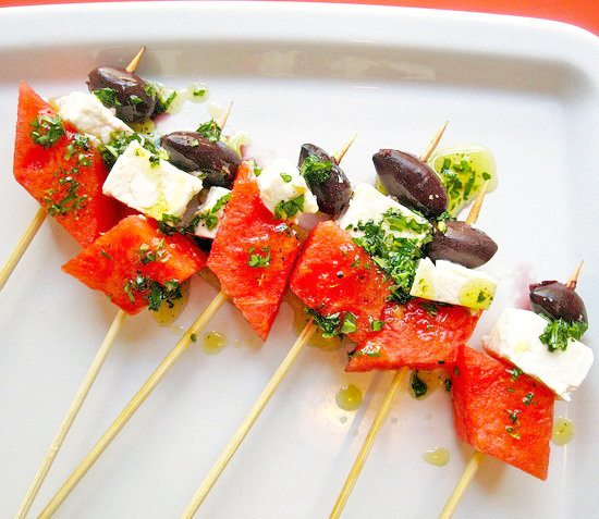 Watermelon Feta Skewers Watermelon Feta Skewers