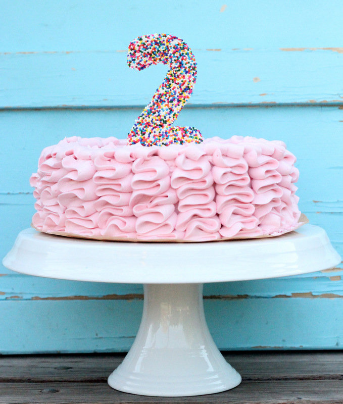 Sprinkled Ruffle Cake Sprinkled Ruffle Cake