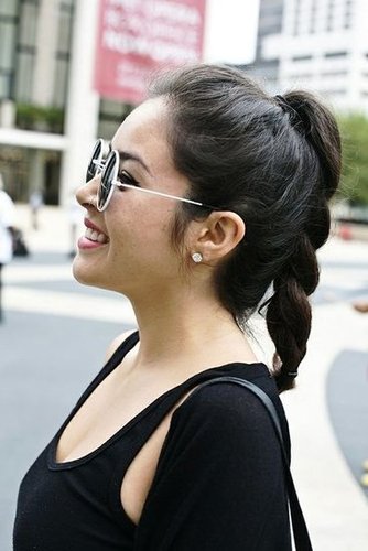 This woman's easy, twisted ponytail breathed new life into an otherwise-run-of-the-mill style.
Photo by Caroline Voagen Nelson
This woman's easy, twisted ponytail breathed new life into an otherwise-run-of-the-mill style.
Photo by Caroline Voagen Nelson