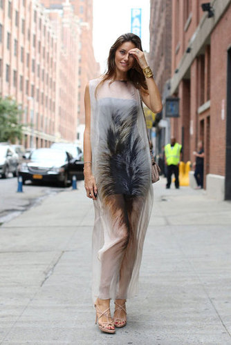 A soft, sweet way to wear a single image print.
A soft, sweet way to wear a single image print.