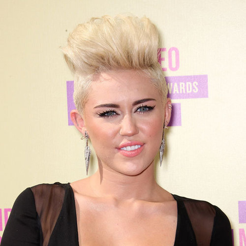 Miley Cyrus and Her Short Undercut Hair at the 2012 MTV Video Music Awards