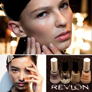 Revlon Greige Nails at Daks Spring 2013 London Fashion Week