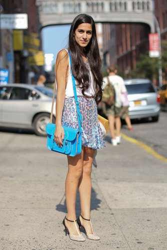 Sequins and a bold bag pack a stylish punch in this girlie getup.
Sequins and a bold bag pack a stylish punch in this girlie getup.