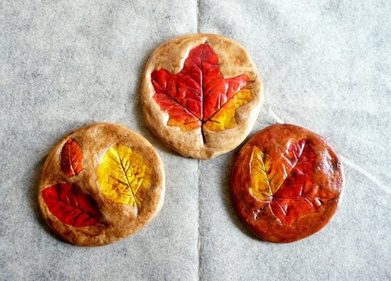 Salt Dough Leaf Prints Salt Dough Leaf Prints