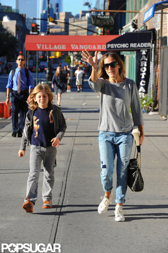 Sarah Jessica Parker Breaks From the Front Row For the School Run Sarah Jessica Parker Breaks From the Front Row For the School Run