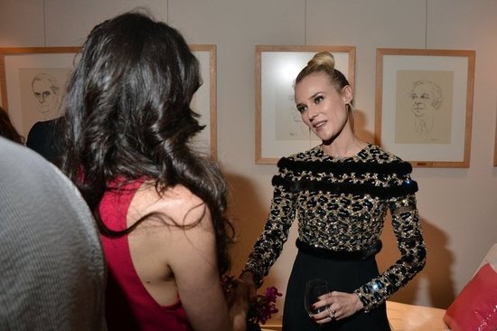 Diane Kruger wore a black dress with an embellished top for the Inescapable premiere at the Toronto International Film Festival.
Diane Kruger wore a black dress with an embellished top for the Inescapable premiere at the Toronto International Film Festival.