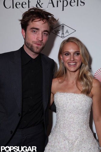 Natalie Portman Debuts Blond Locks at Dinner With Robert Pattinson Natalie Portman Debuts Blond Locks at Dinner With Robert Pattinson