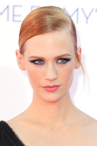 January Jones arrives at the Emmy Awards.
January Jones arrives at the Emmy Awards.