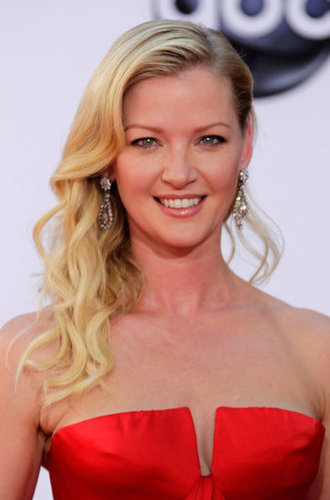 Gretchen Mol wore her hair to one side.
Gretchen Mol wore her hair to one side.